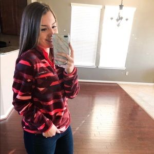Columbia Pink Aztec  pull over